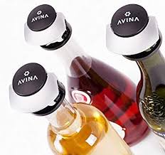 Amazon Com Easy Wine Stoppers By Avina Resealable Airtight Wine Saver With Safe Push Lock Bottle Seal For F Wine Stoppers Wine Stopper Set Wine Preserver