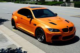 Bmw Vorsteiner E92 M3 Gtrs3 In Pearl Orange Bmw Bmw M3 Orange Jeep
