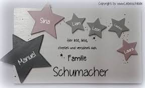 Turschild Familienschild Mit Sternen Willkommensschild Namensschild Holz In Mobel Wohnen Dekoration Au Turschilder Tur Namensschilder Willkommensschild