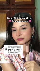 Respondendo a @Sam _ Secrets ( futura modelo make fácil inspirada na Teresa  Chavez (versão faculdade/escola) #maquiagemfacil #teresa #teresanovela  #makeuptutorial #maquiagembrasil #escola #fyp