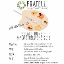 Maybe you would like to learn more about one of these? Gelato Kunst Malwettbewerb Fratelli Gelato Naturale Facebook