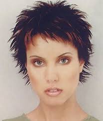 Can you wear short hair in a ponytail? Outspoken Forthright Hairstyle With Narrow Bangs Spikey Short Hair Short Spiky Hairstyles Short Hair Styles