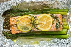 Try grilled salmon recipe by mccormick®! Baked Salmon In Foil With Asparagus Cooking Classy