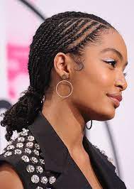 Stylecaster Black Hair Inspiration Conrow Inspiration Red Carpet Beauty Hair Inspiration Celebritie Natural Hair Styles Curly Hair Styles Hair Styles