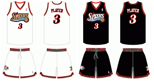 The jerseys will also feature the same font as the as the team's current home and road uniforms. 1997 2000 Philadelphia 76ers Uniforms By Chenglor55 On Deviantart