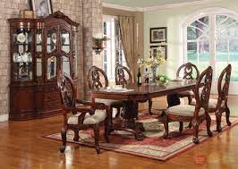 Windham Formal Dining Set Cherry Wood Carved Table Chairs Formal Dining Room Table Traditional Dining Room Sets Wood Dining Room Set