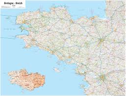 L'info trafic routier en temps réel, pour mieux préparer votre trajet. Bretagne Breizh Poster Plastifie