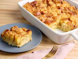 Vanilla Brioche Bread Pudding Recipe Food Network Recipes Food Bread Pudding