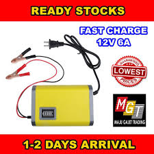 Dalam tajuk ini akan dibincangkan berkenaan bateri jenis secondary. 12v 6a Car Motor Lead Acid Battery Charger Cas Bateri Kereta Ns60 Ns40 Gp Shopee Malaysia