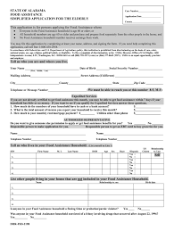 This page is a good starting point, but the best way to find out if you're eligible for food stamps is to apply for them. Alabama Food Stamp Application For The Elderly Fill Online Printable Fillable Blank Pdffiller