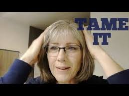 TAME FRIZZY GRAY HAIR