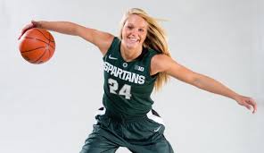 Michigan State Spartan Courtney Schiffauer Msu Spartans Womens Basketball Michigan State Spartans