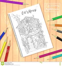 En acerstore tenemos notebook con procesadores última generación y ram desde los 4gb. Espiral Bloco De Notas Ou Livro Para Colorir Encadernado Com Lapis E Imagem Casa Dos Gatos Ilustracao Do Vetor Ilustracao De Molde Pena 78288155