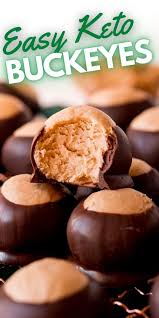 The Best Easy Keto Buckeyes Recipe Sweet Cs Designs