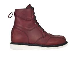 Roland Sands Motorcycle Boots Mojave Waterproof Oxblood