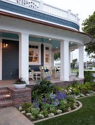 45 Inspiring Second Floor Deck Design Ideas Front Porch Design Front Porch Flowers Porch Landscaping