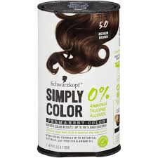 Usually hair dye will only cover them for a few days. Schwarzkopf Simply Color Permanent Hair Color 5 0 Medium Brown Walmart Com Walmart Com