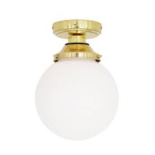 Get it as soon as thu, jan 14. Deniz Opal Globe Bathroom Ceiling Light 20cm Ip44 Mullan Lighting
