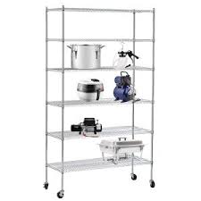 The cart offers convenience in storing and accessing the frequently used kitchen tools. China 6 Tier Commercial Kitchen Adjustable Stainless Steel Wire Shelving Systems With Stiffeners On Wheels China Kitchen Rack Stainless Steel Kitchen Shelving Unit