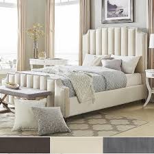 Shop for white velvet bedding at bed bath & beyond. Chareau White Velvet Scalloped Nailhead Bed