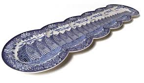 Conjoined Porcelain Plates Picturing Dutch Landscapes By Maxime Ansiau Porcelain Plates Porcelain Ceramics
