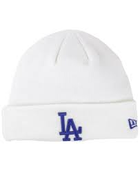 Check spelling or type a new query. Ktz Los Angeles Dodgers Basic Cuffed Knit Hat In White For Men Lyst