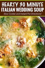 Light And Filling This Italian Wedding Soup Is Perfectly Delicious Comfort Food All Year Round Italian Wedding Soup Recipe Homemade Soup Recipe Wedding Soup