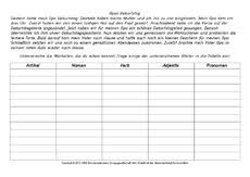 Wortartenhaus 2 Grammatik Fachbegriffe Grammatik Deutsch Klasse 2 Grundschulmaterial De