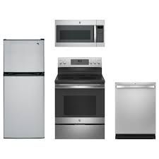 Search for ge appliance packages with us Ge Appliances 4 Piece Kitchen Package With Top Freezer Refrigerator 30 Freestanding Electric Range Reviews Wayfair