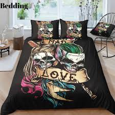 L5 Skull Bedding Set Skull Bedding Sets Bedding Sets Skull Bedding