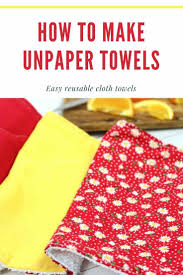 I folded over the long cut of flannel, right sides facing, making sure it was 10″ all along the way. Make Unpaper Towels Confessions Of An Overworked Mom