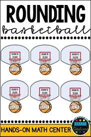 Rounding Whole Numbers Activity Rounding Whole Numbers March Madness Math Math Worksheets