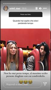 Con soleil stasi e le. Soleil Stasi La Frecciatina All Ex Luca Onestini Scatta La Polemica