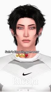 Sato's Favorite Gym Wear in The Sims 4