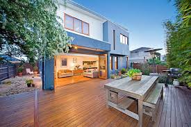 แบบบ านสองช น ส น ำเง น ขาว ห องน งเล นเป ดกว างสบาย สถาป ตยกรรมบ าน ออกแบบบ าน บ านในฝ น