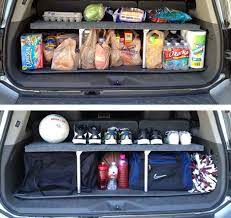Genius An Invention To End Smashed Groceries Car Trunk Organization Diy Trunk Storage Trunk Organization