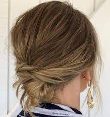 This hairstyle is a gradual lob that is long in the front and short at the back. 60 Easy Updo Hairstyles For Medium Length Hair In 2021