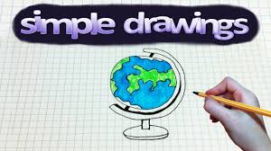 Simple Drawings 95 How To Draw Globe Youtube Globe drawing is one of the clipart about clipart drawing pictures,draw clipart online,girl drawing clipart. simple drawings 95 how to draw globe