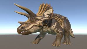 Realistic Dinosaur Triceratops Characters Unity Asset Store In 2021 Dinosaur Character Graphic Design Business