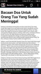 Doa untuk orang tua berbunyi: Doa Untuk Kedua Orang Tua Yang Sudah Meninggal