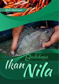 Budidaya ikan nila merah di dalam tong biru drum plastik 200 liter. Buku Budidaya Ikan Nila Penerbit Deepublish Yogyakarta