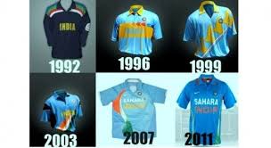 Before the start of the world cup, icc had asked all teams to sport home and away jerseys in the tournament. World Cup Jerseys1 550x300 World Cup Cricket World Cup Jerseys