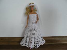 Barbie strickmuster barbie klamotten barbie muster barbies puppen stricken mode stricken für kinder kleidung clothing barbie dress galactikamagicthread: Barbie Wedding Dress Crochet Barbie Clothes Barbie Wedding Dress Doll Dress