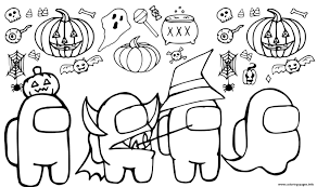 Just add them to the kids table with a basket of markers and they'll be good to go as they gobble, gobble! Among Us Halloween Coloring Pages Printable