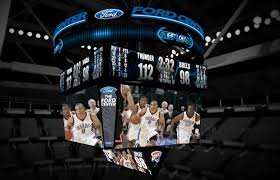 Get the latest game scores for your favorite nba teams. New Ford Center Scoreboard Photos Oklahoma City Thunder