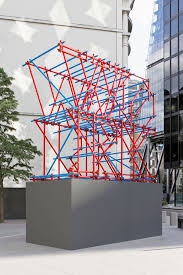 Ben Long Scaffolding Sculptures Scaffolding Exhibition Design Sculpture