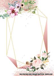 More so, the organizer of the party or the friends of the bride can give it out to other people if the bridal shower is a surprise for the bride to be. Free Floral Baby Shower Invitation Templates Floral Baby Shower Invitations Floral Wedding Invitations Wedding Invitation Templates