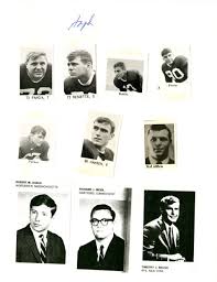 Springfield College Undefeated 1965 Football Team Portraits Collage