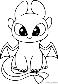 When we think of october holidays, most of us think of halloween. Baby Night Fury Coloring Page Coloringall