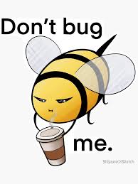 Grumpy Bee" Sticker for Sale by ShipwreckSketch